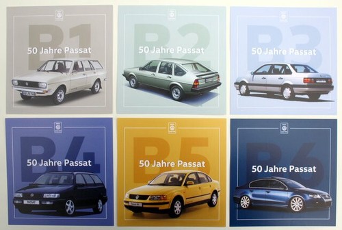 " 50 Years VW Passat " B1-B8, 14 Jubiläums-sammlerkarten Techno Classica 2023 - Picture 9 of 11