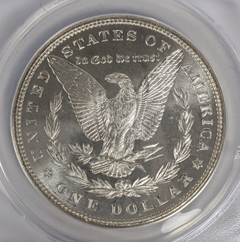 X Rare 1885 Morgan Silver Dollar Proof Like $ ANACS MS63 Cameo PL - Picture 4 of 4