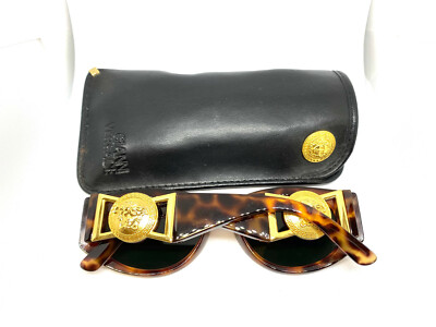 Gianni Versace Mod.424 Col.869 OD Vintage Sunglasses Medusa stone