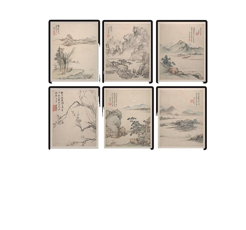 Impresiones artísticas botánico abstracto Papel