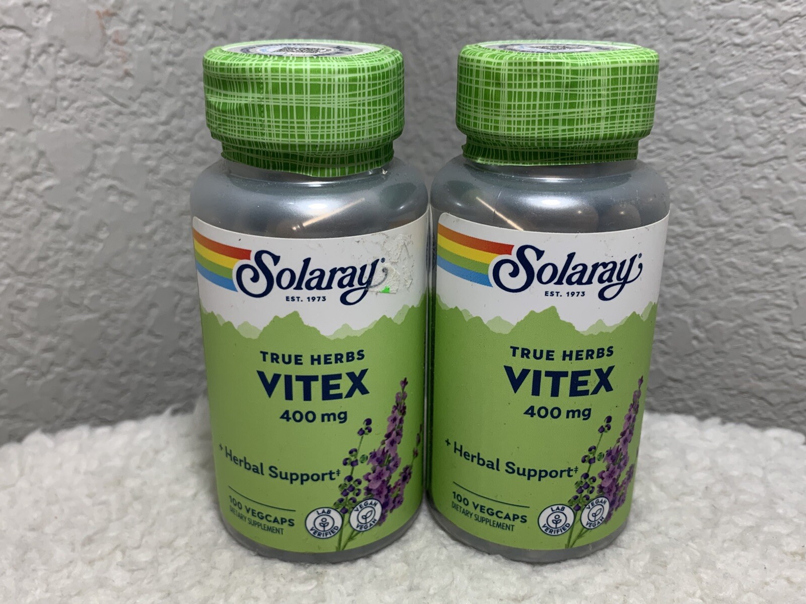 (2-Pack) Solaray Vitex Berry 400mg Women’s Healthy Hormone Balance Formula 100ct