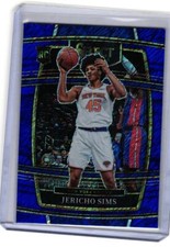 2021-22 Panini Select Jericho Sims #87 Blue Shimmer Prizms