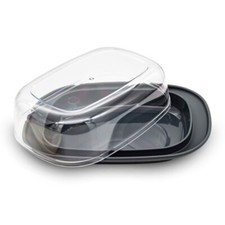 Butterdose Butterglocke Butterschale Butterbehälter Kühlschrank GRAU