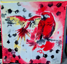 Halstuch Tuch Schal zur Fußball WM 2014 Brasilien v. S.Oliver Papagei Südamerika