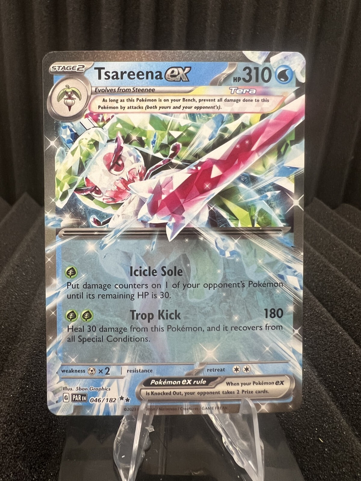 Tsareena ex 046/182 Sv04 - Paradox Rift Holo - Pokemon Card NM