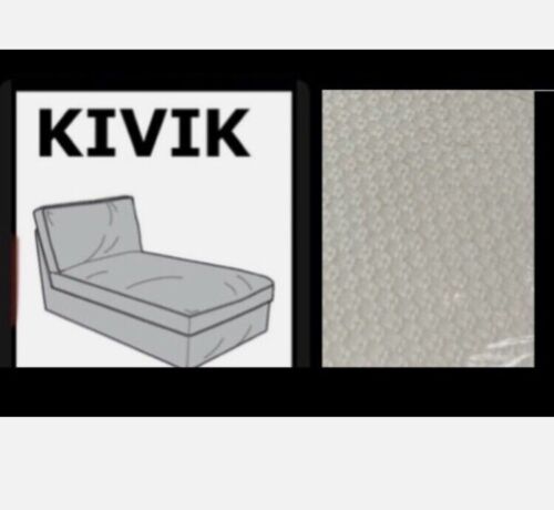 Special Order Only Section COVER Dansbo White,NEW,Flaw on Seat Cover