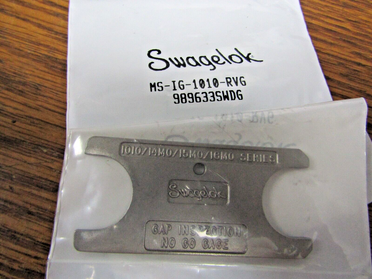 ✌️NEW SWAGELOK MS-IG-1010 RVG GAP INSPECTION GAGE NO GO GAGE