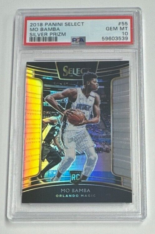 2018 Select MO BAMBA #55 SILVER PRIZM PSA 10 GEM ROOKIE CONCOURSE