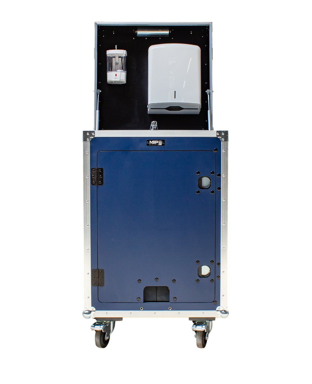 Portable Hand Wash Station Flight Case with Motion Controlled Tap