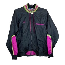 Vintage Jimmy Connors Slazenger Tennis Windbreaker Jacket Size Medium For Her