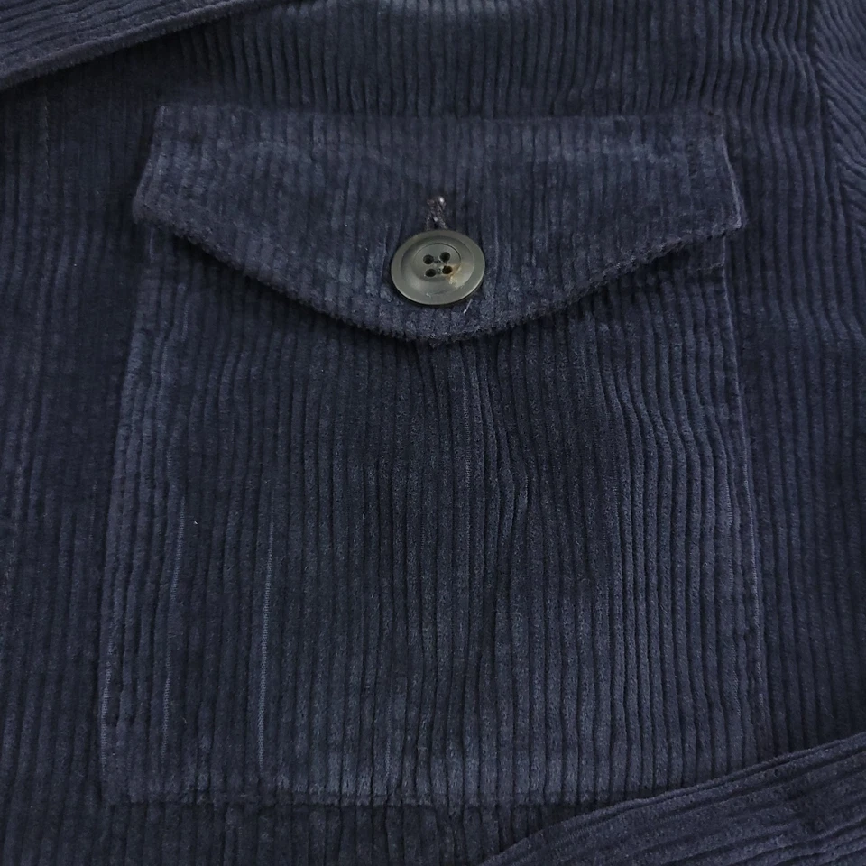 652 美元 Altea Giacca Dawson Velluto Tinto Capo 蓝色灯芯绒夹克男式 XL 码 — 第 2/4 张图片