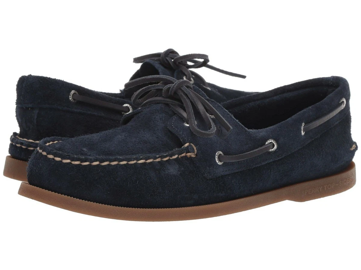 Men's sperry suede boat shoes deals