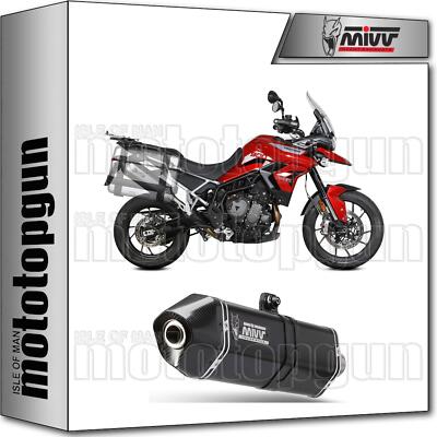 exhaust steel black c speed edge mivv triumph tiger 900 / gt / pro 21/22