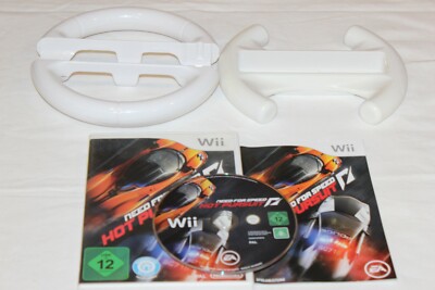 NINTENDO WII SPIEL'' NEED FOR SPEED HOT PURSUIT '' OVP + ANLEITUNG +2 LENKRÄDER