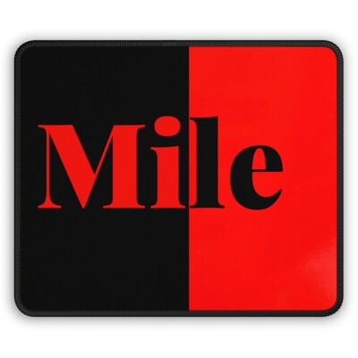Gaming Mouse Pad red and black Mile