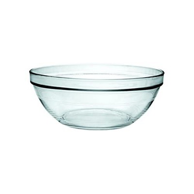 Made In France Lys Stackable Glass Bowl set Of 4 1 Oz 2.3 Inches Clear