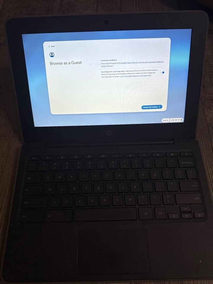 HP Chromebook 11 G4 EE 11.6" Intel CPU 4GB RAM 16GB Storage ChromeOS - Image 2 of 2