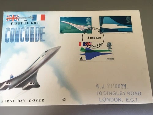 GB STAMPS RARE FIRST DAY COVER 1969 CONCORDE LONDON
