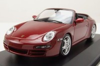 Maxichamps, Porsche 911 Carrera S Cabriolet 2005 Metallic-Rot, 1/43, MXC94006...