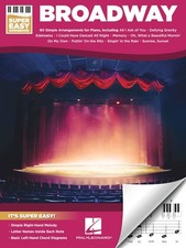 Broadway Super Easy Songbook 60 Iconic Broadway Hits for Piano Easy Piano A,