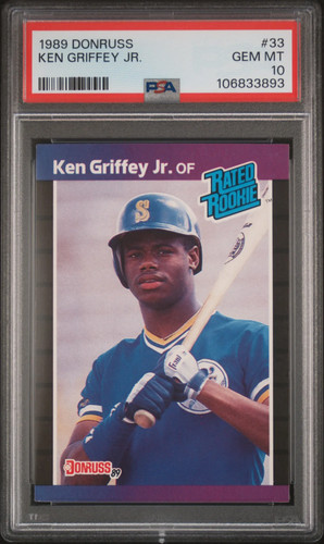 1989 Donruss Ken Griffey JR. #33 PSA 10