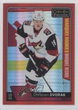 2016 O-Pee-Chee Platinum Marquee Rookies Red Prism 171/199 Christian Dvorak 3s9