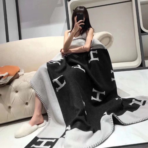 Wool Cashmere Plaid Blanket Soft Pillow Shawl Bed, Couch, Sofa Throw Blankets UK - Picture 33 of 34