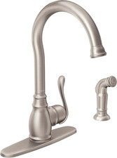 Moen 87650SRS Kitchen Faucet with Side Spray from the Anabelle Collection, Spot