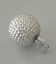 Old World Christmas Glass Blown Ornament Golf Ball OWC Holiday