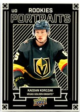 Kaedan Korczak 2022-23 Upper Deck UD Portraits Vegas Golden Knights #P-44