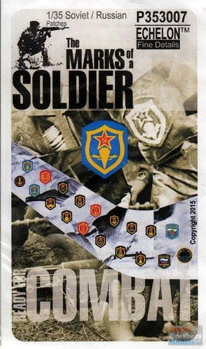 ECH353007 1:35 Echelon The Marks of a Soldier - Soviet / Russian Patches
