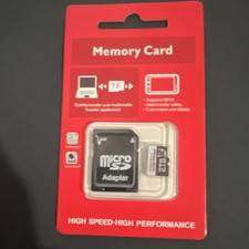 2TB MicroSD Memory Card High Speed Adapter Waterproof Shock Proof X-ray Proof