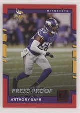 2017 Panini Donruss Press Proof Red Anthony Barr #186 0i73