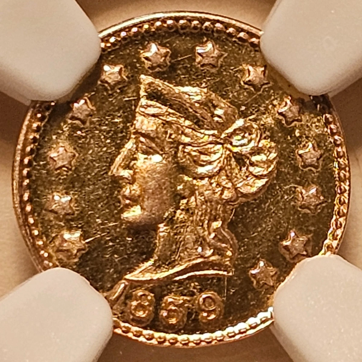 鐘は金なり 1859 Year US Fractional & Pioneer Gold Coins for sale | eBay