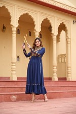 Designer Indian Party Wear Dress Bollywood Salwar Anarkali New Long Gown Wedding