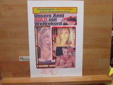 Original Autogramm Anni Friesinger Eisschnelllauf /// Autogramm Autograph 259545