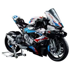 BMW M 1000 RR MOC Klemmbaustein Set – 1921 Teile – Motorrad Modell Bauset ABS