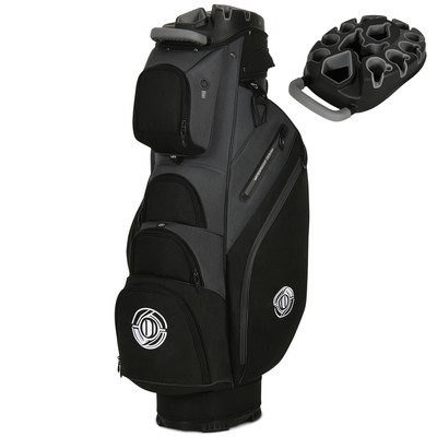 Shopsource 14 Way Golf Cart Bag,  Molded Top Club Bags with Full-length Dividers