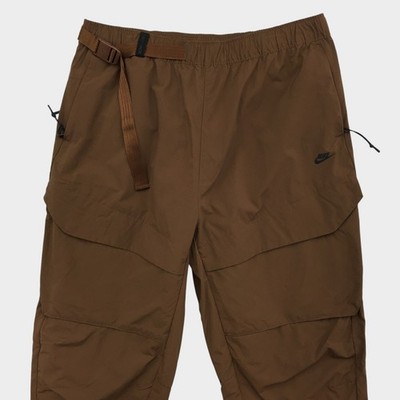 Nike Tech Pack Brown Utility Cargo Pants Mens XL Tall Belted Trousers DM5538-259