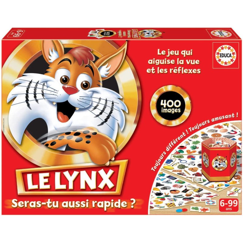 Jeu de société Le lynx 400 images idéal pour vos soirées en famille