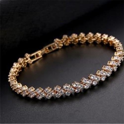 Bracelet Fashion With Moissanite Water Drop Bracelet Zircon Diamond Imitation - Picture 13 of 15