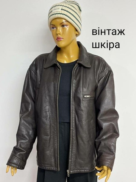Women American Vintage Jacket Black Leather 38