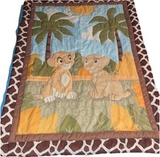 Lion King Baby Crib Blanket Disney Simba Nala Comforter Bedding Nursery Jungle