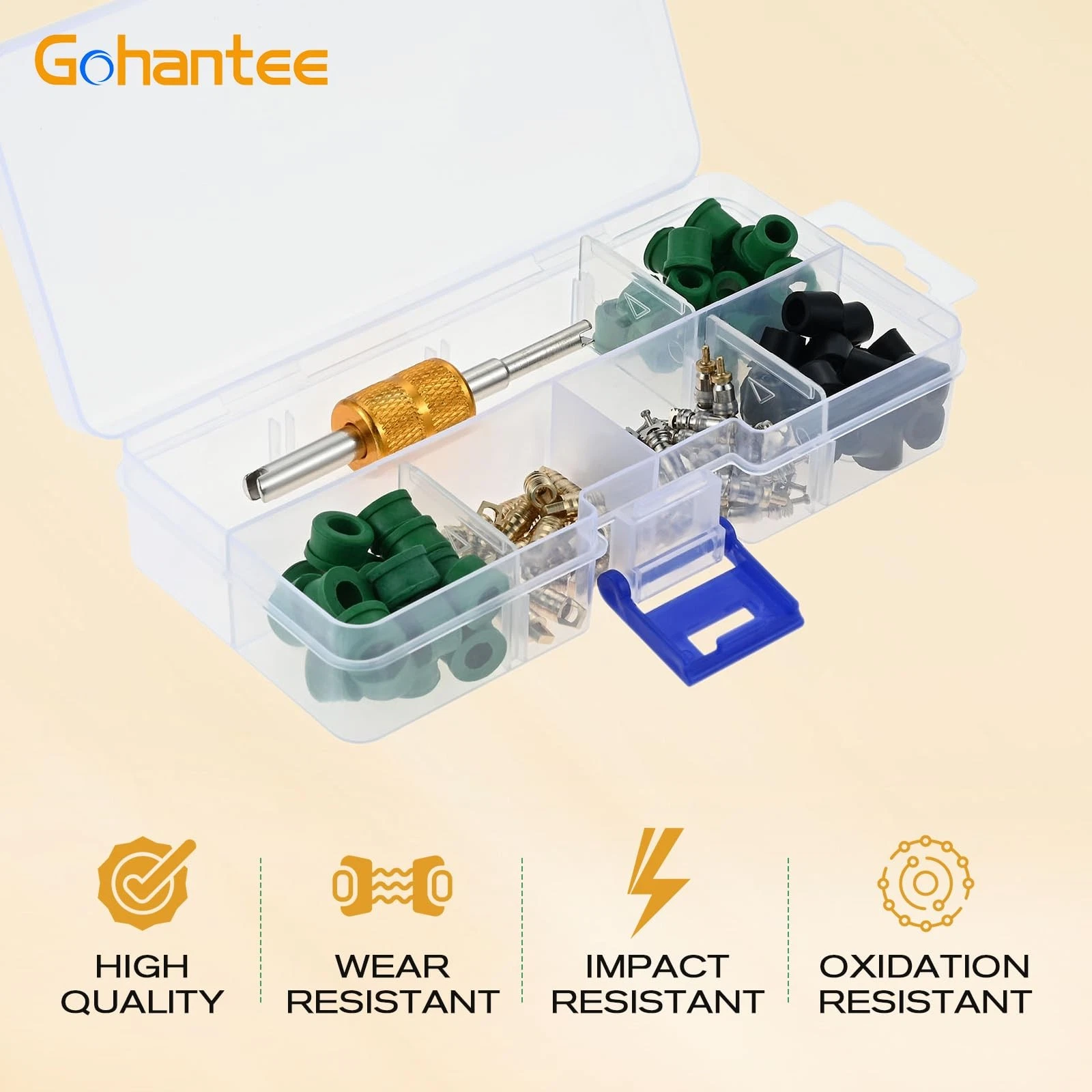 HVAC repair kit components and gasket assortment