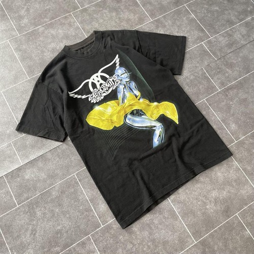 Camiseta Aero Smith Sorayama Negra Banda de Rock Fans de Música Usada - Imagen 3 de 12