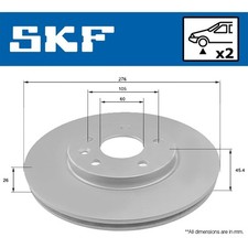ATE Set di freni per asse posteriore incl. dischi freno posteriori ¯ 264 mm completi e pastiglie freno posteriori Compatibile con OPEL ASTRA K (B16
