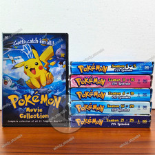 POKEMON SERIES Season 1-25  21 Movies DVD USA Version English Dub All Region