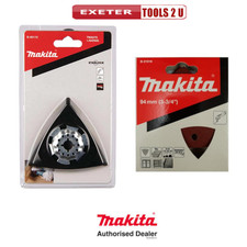 Makita B-65115 93mm Starlock Multi Tool Delta Sanding Pad with Mixed Grit Pads