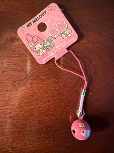 Hello Kitty My Melody Bell - Phone Charm / Key Ring- Sanrio keyring
