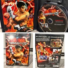 Tekken 5 Sony PlayStation 2 PS2 Complete Game w/ Case Tested Authentic